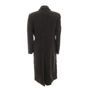 EMPORIO ARMANI ヴィンテージ チェスターロングコート カシミヤ混 イタリア製 40 グレー /YJ GY06