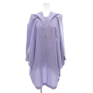 132 5. ポンチョブラウス チュニック カットソー 3 紫 パープル /UO GY06