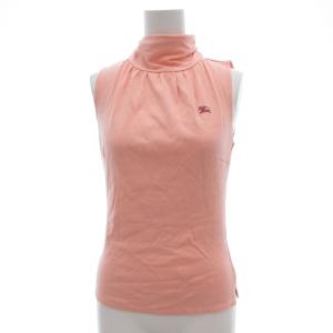 カットソー 38 ロゴ 刺繍 ノースリーブ ピンク /AE GY06