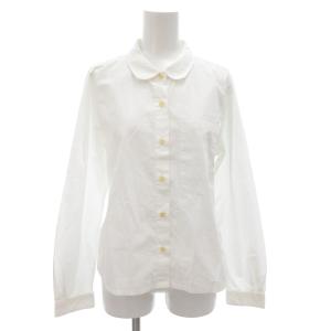 シャツ ブラウス 1 S 長袖 無地 白 ホワイト /AE GY06