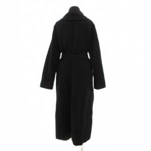 Max Mara 白タグ ガウンコート ウール 38 ブラック