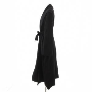 Max Mara 白タグ ガウンコート ウール 38 ブラック