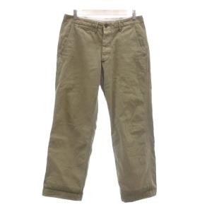 チノパンツ チノパン チノトラウザーズ ミリタリー 33 ボタンフライ ベージュ /SX GY12