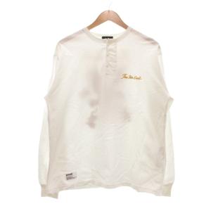 CHERRY BLOSSOMS EAGLE ヘンリーネック 長袖Tシャツ Mトップス 刺繍 782-4130004