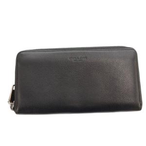 長財布 ウォレット ロゴ レザー 黒 ブラック /FF GY12