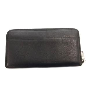 COACH 長財布 ウォレット ロゴ レザー 黒 ブラック /FF GY12