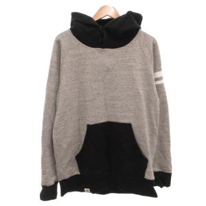 パーカー フーディ スタンドカラー 長袖 XL グレー /FF GY12