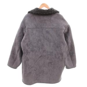 PENDLETON フェイクムートンコート ステッチデザイン 裏ボア L グレー /YJ GY12
