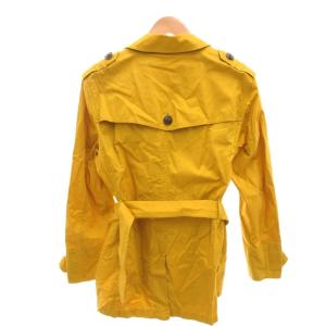 BURBERRY BLACK LABEL トレンチコート スプリング ハーフ丈 裏ノバ  LL 黄 イエロー /YJ GY12