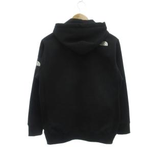 THE NORTH FACE スクエアロゴフルジップ パーカー フーディー XS ジップアップ 長袖 黒 ブラック NT62349 /NU