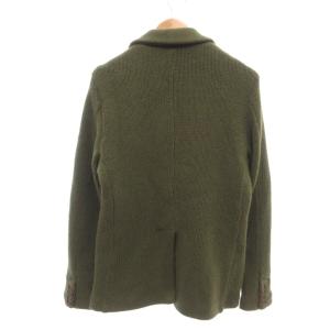 TOMMY HILFIGER ニットジャケット シングル 2B XL 緑 グリーン /YJ GY12