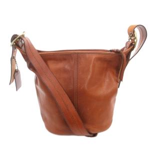 COACH オールドコーチ ワンショルダーバッグ バケツ型 レザー 本革 茶 ブラウン 11422 /YJ GY12