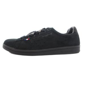 le coq sportif タグ付き スニーカー シューズ 24.5cm ローカット 黒 ブラック /AE GY12