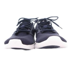 PUMA SOFTFOAM 美品 スニーカー シューズ 27cm ロゴ ローカット 紺 ネイビー /AE GY12