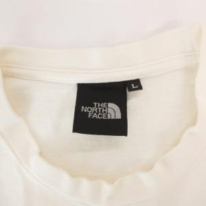 THE NORTH FACE ロンT Tシャツ L 長袖 クルーネック ロゴ プリント 白 ホワイト /AE GY12