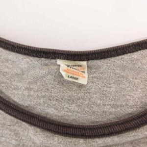 WAREHOUSE 美品 Tシャツ L 半袖 リンガー クルーネック グレー /AE GY12