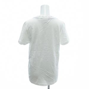 LACOSTE Tシャツ カットソー 半袖 ビッグロゴプリント XS 白 ホワイト /YJ GY12