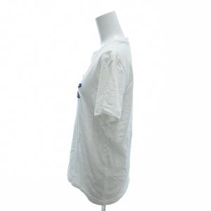 LACOSTE Tシャツ カットソー 半袖 ビッグロゴプリント XS 白 ホワイト /YJ GY12