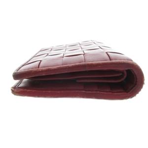 miumiu コンパクトウォレット 財布 編み込み 二つ折り 赤 レッド 5MV204 /UO