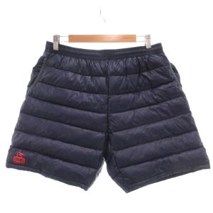 美品 ショートパンツ ダウン キルティング ショート丈 M 紺 ネイビー /SD GY06