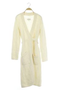 カーディガン ニット ロング 長袖 M 白