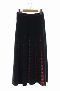 19AW ロングスカート 36 ブラック