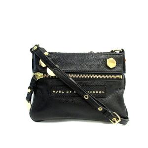 バッグ ポシェット ショルダー レザー 黒 ブラック