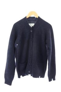 19AW Gauge 5/Destroyed Cardigan ダメージ加工 XS ネイビー