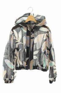 19SS ジャケット ブルゾン ジップアップ フード  36 黒