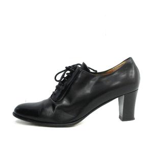 ブーティ レザー 23.5cm ブラック