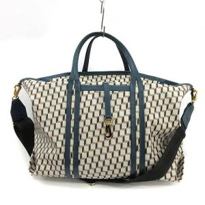 トートバッグ ハンド ショルダー 2WAY ポリキューブ アイボリー