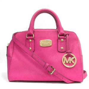 サッチェル バッグ ハンド ショルダー 2way サフィアーノ ピンク