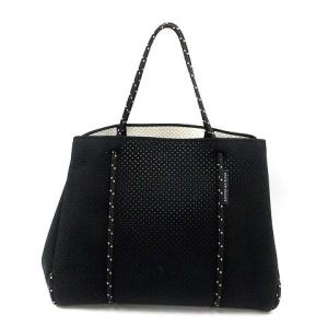 バッグ トート ハンド パンチングメッシュ 黒 ブラック