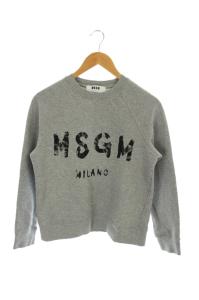 ロゴスウェットプルオーバー トレーナー 長袖 S グレー