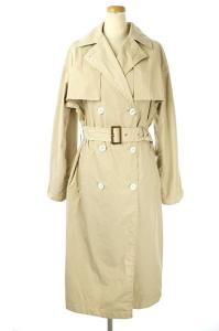 トレンチコート ベルト付き 34 ベージュ