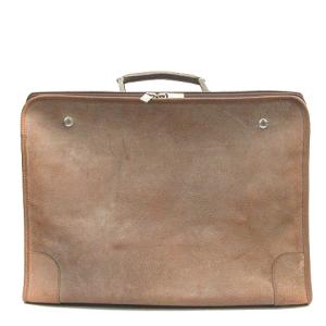 チンギアーレ 折り畳みトランクバッグ  レザー 茶 ブラウン