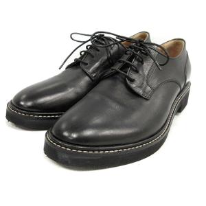 シューズ オックスフォード レザー レースアップ 36.5 黒 ブラック