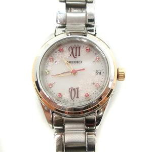 2020 SAKURA Blooming 限定モデル 腕時計 アナログ ソーラー 電波 3針 シルバー色 SWFH108