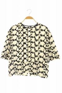 EMBROIDERY FLOWER TOPS ブラウス プルオーバー 刺繍 総柄