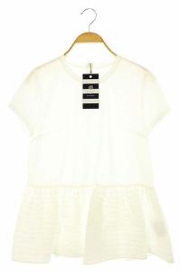 20SS WHITE PEPLUM TEE カットソー 36 ホワイト