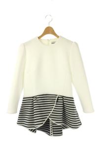 19AW PEPLUM TOP カットソー 38 ホワイト