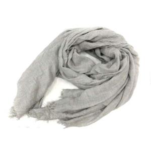 ストール ショール モダール カシミヤ混 グレー