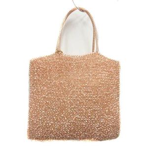 ワイヤーバッグ スクエア ピンク