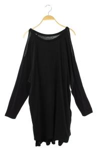 MM6 メゾンマルジェラ Maison Margiela 18SS 装飾 カットソーワンピース 長袖 オープンショルダー ミニ