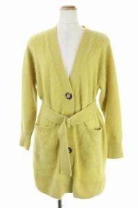 20AW Vネックニット カーディガン イエロー