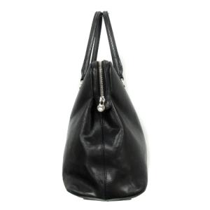 HIROFU トート ハンドバッグ レザー 黒 ブラック