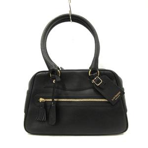 VIVI バッグ ボストン ミニ ハンド タッセル レザー 黒 ブラック