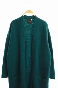 ATON FUR CASHMERE 7GG CARDIGAN 02 グリーン