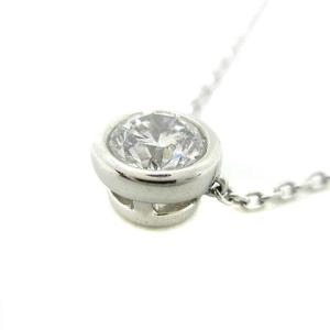 VENDOME AOYAMA エクセレントカットダイヤモンド セルクルネックレス ペンダント Pt850 Pt950 ダイヤモンド 0.358ct プラチナ
