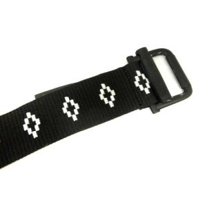 Marcelo Burlon ALL OVER CROSS Dカンベルト 総柄 O/S 黒 ブラック 白 ホワイト